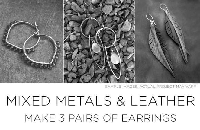 Jewelry Making - Mixed Metals and Leather