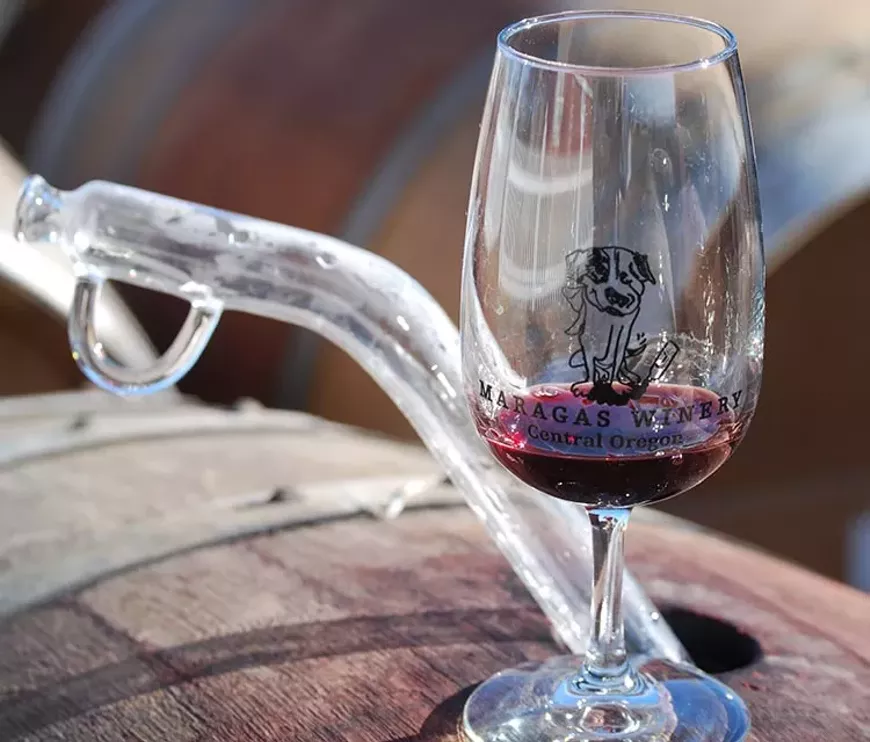 Barrel Tasting at Maragas Winery