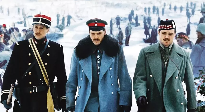 Three soldiers are just men...for one night.