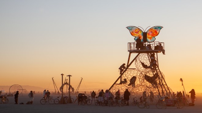 Infinite Moment: Burning Man on the Horizon