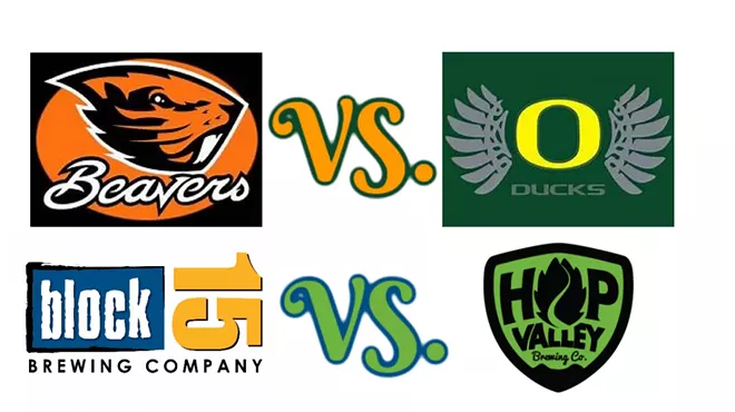 Image: Hop Valley vs. Block 15