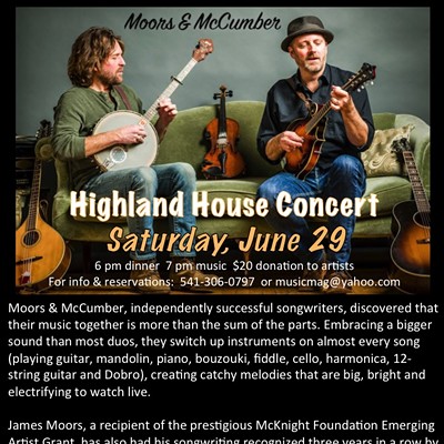 Moors & McCumber House Concert