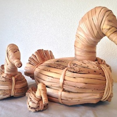 Traditional Tule Reed Duck Decoys, by Joey Allen, Paiute