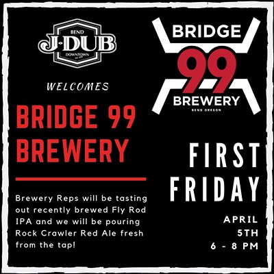 First Friday Tasting with Bridge 99 Brewery at J-Dub