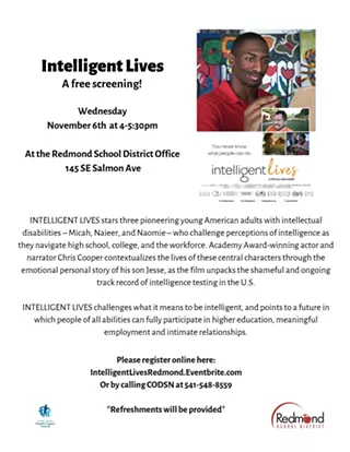 Image: Intelligent Lives Community Screening