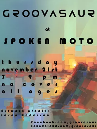 Image: Groovasaur at Spoken Moto