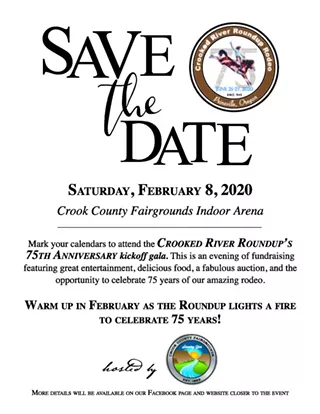 Image: Crooked River Roundup 75th Anniversary Kickoff Gala