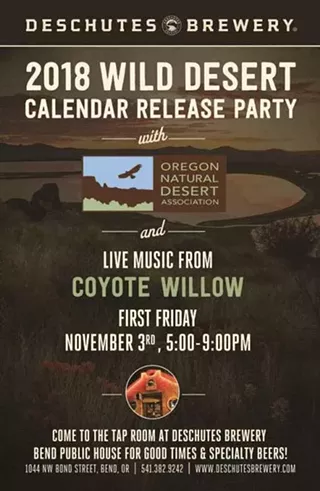Image: Coyote Willow at ONDA 2018 Calendar Release Party