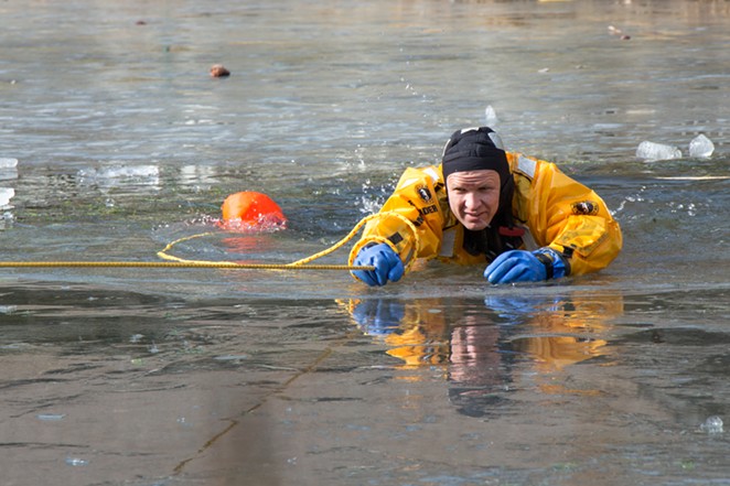 Firefighter Ice Rescue Training - Thurs., Feb. 8