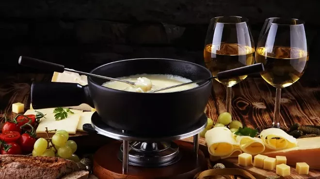 Image: A Perfect Pair: Wine & Fondue
