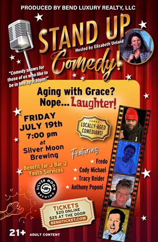 Image: Aging With Laughter! Comedy show for those of us who want to be in bed by 9:30!