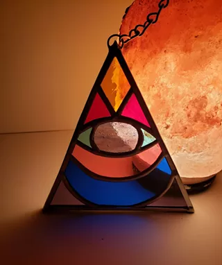 Image: All Seeing Eye: Stained Glass Assembly