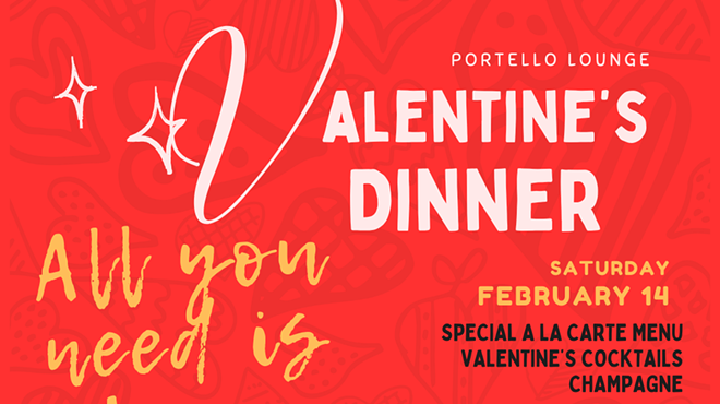 Image: All You Need is Love - Valentine's Dinner at Portello Lounge