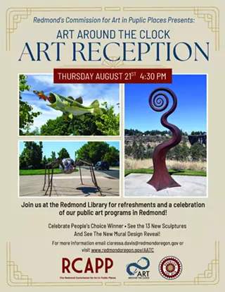 Image: Art Around the Clock Art Reception