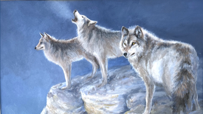 Image: Artist in the Wilds of Oregon