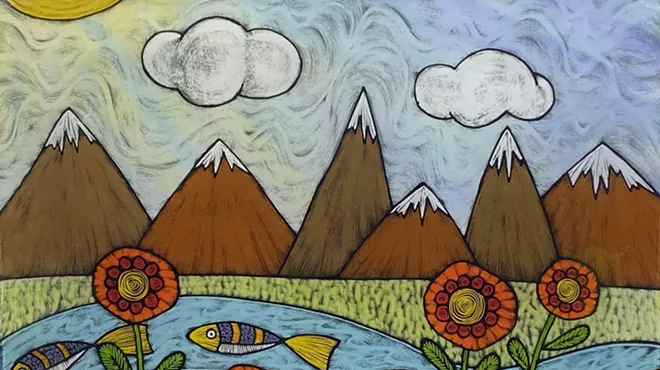 Image: Artist Showcase: &ldquo;Nature and Whimsy,&rdquo; art glass by Central Oregon art glass artist Cheryl Chapman and Silly Dog Art Glass