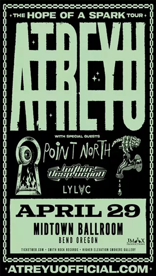 Image: Atreyu, Point North, Within Destruction, LYLVC