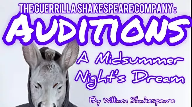 Image: Auditions for Midsummer Night's Dream