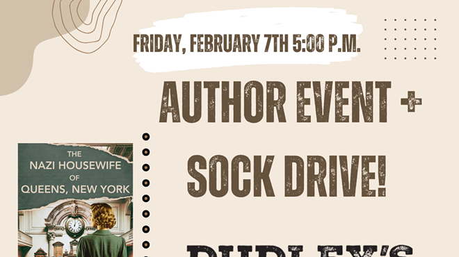 Image: Author Talk + Sock Drive for Shepherd's House