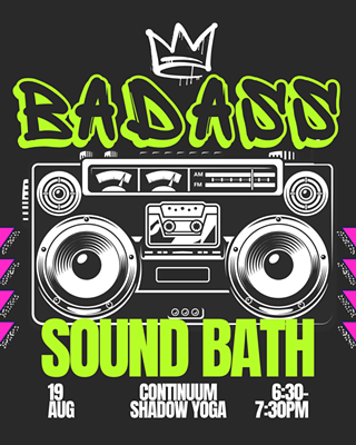 Image: Badass Sound Bath