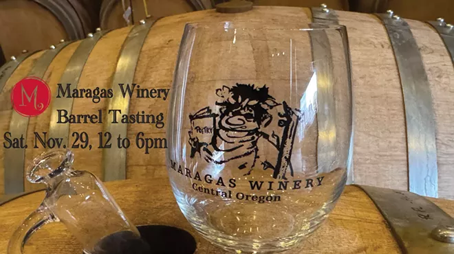 Image: Barrel Tasting at Maragas Winery