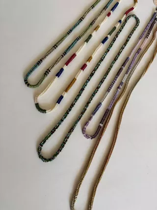 Image: Beading: Herringbone Stitch Necklaces