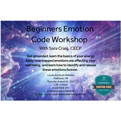 In-Person Beginners Emotion Code Workshop