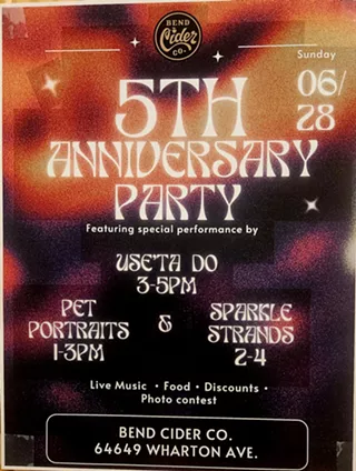 Image: Bend Cider 5th Anniversary Party