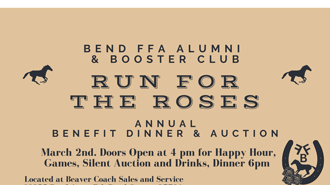 Bend FFA Alumni and Booster Club Benefit Dinner and Auction