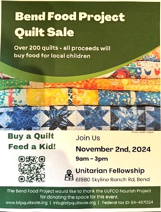 Bend Food Project Quilt Sale