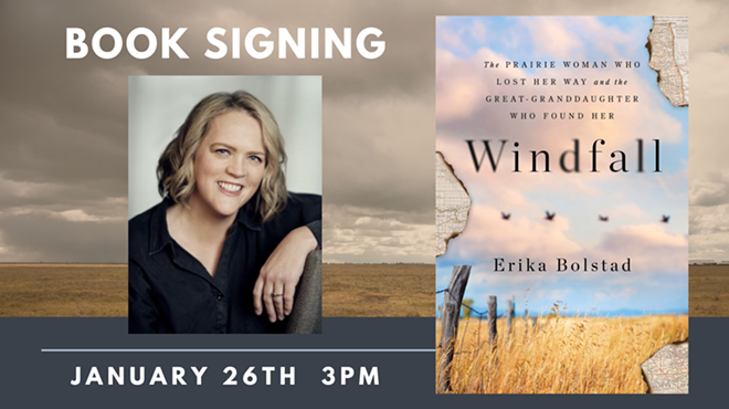 Image: Book Signing: Windfall by Erika Bolstad