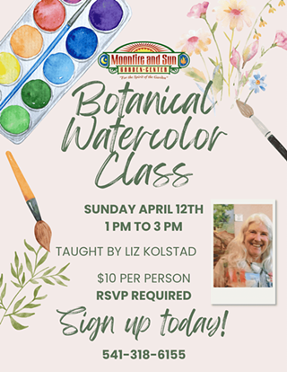 Image: Botanical Watercolor Class