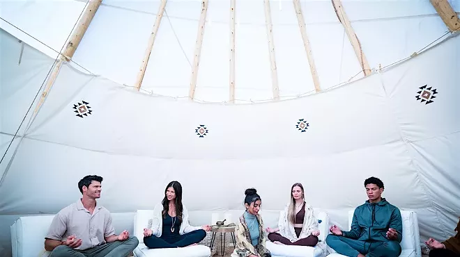Image: Breathwork at Juniper Preserve