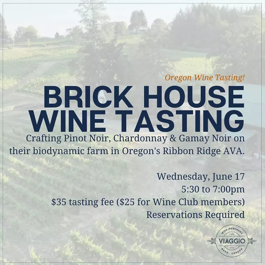 Brick House Wine Tasting at Viaggio Wine Merchant