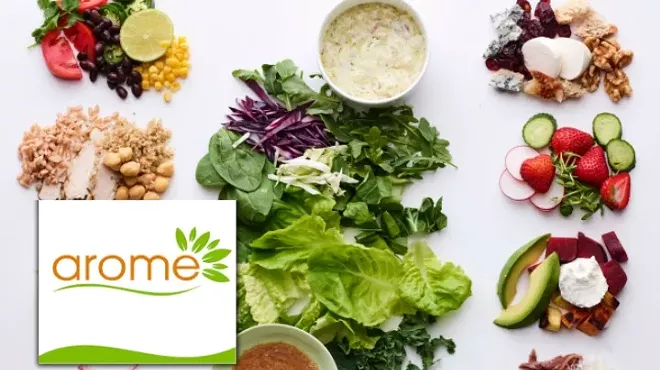 Image: Building a Salad at Arome
