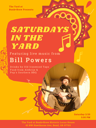 Image: Bunk+Brew Presents: Saturdays in the Yard with Bill Powers