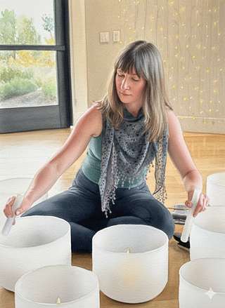 Image: Candle-lit Gentle Yoga + Sound Bath