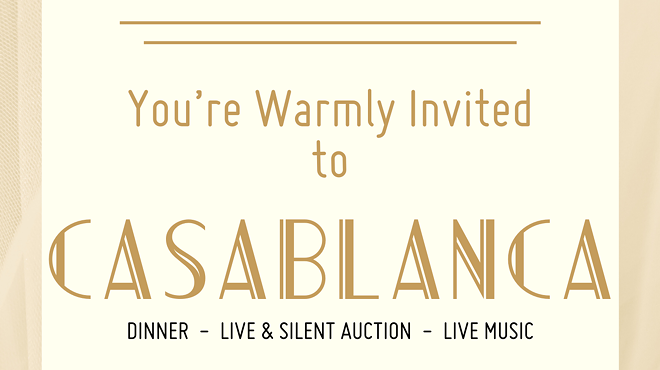 Image: Casablanca Gala Fundraiser