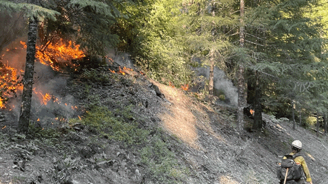 Cedar Creek Fire 12% Contained