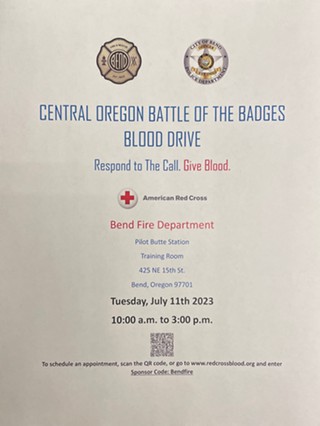 Central Oregon Battle of the Badges Blood Drive