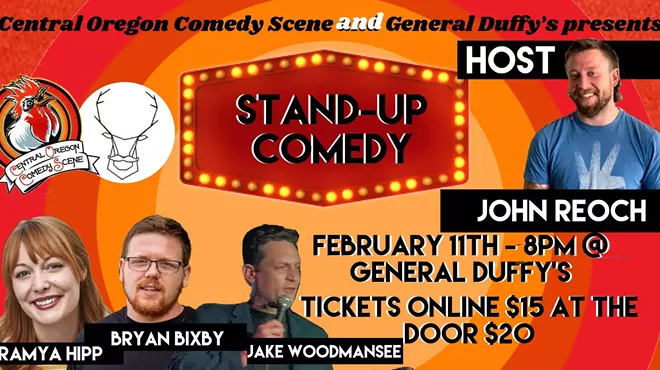 Image: Central Oregon Comedy Scene presents Standup Comedy at General Duffy&rsquo;s