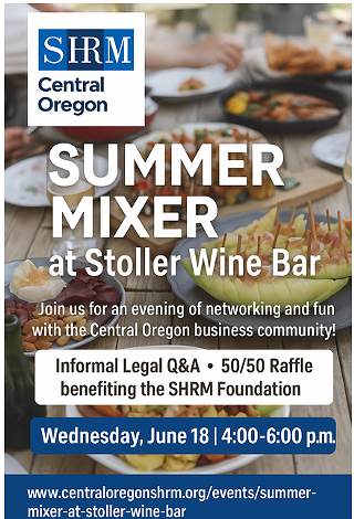 Image: Central Oregon SHRM Summer Mixer