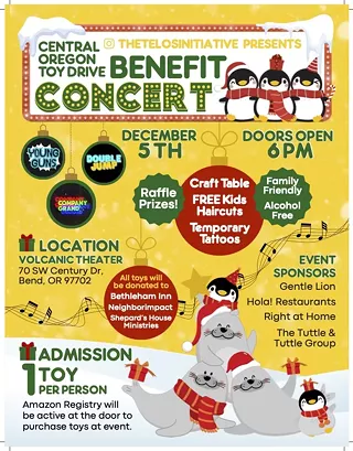 Image: Central Oregon Toy Drive Benefit Concert