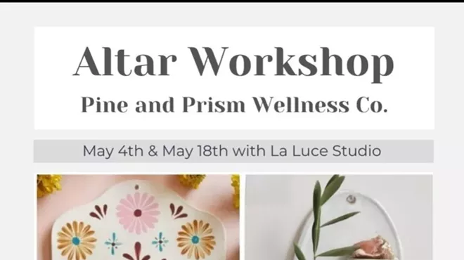 Image: Ceramic Altar Making Workshop with La Luce Studios + Pine & Prism