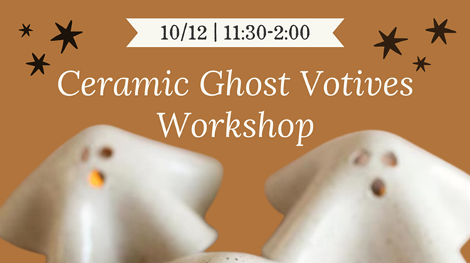 Image: Ceramic Ghost Votives Workshop