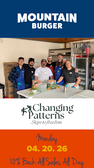 Image: Changing Patterns Giveback Day at Mountain Burger