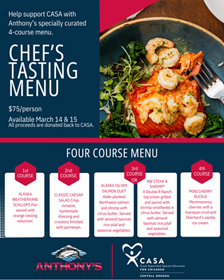 Image: Chef's Tasting Menu Benefit Dinner