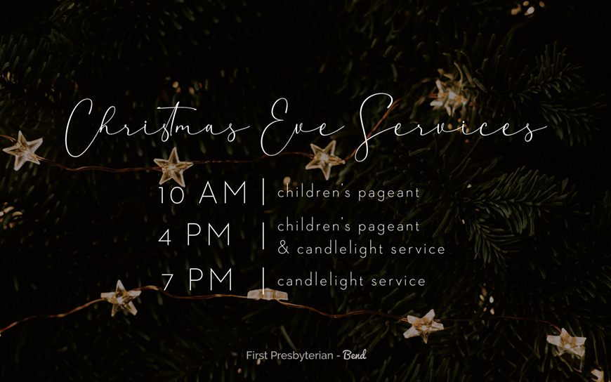 First Presbyterian Church Christmas Eve Services