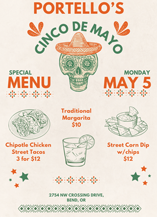 Image: Cinco De Mayo & Wine Monday at Portello!