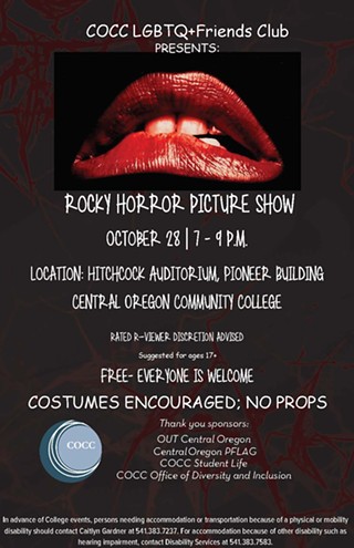 COCC's LGBTQ+Friends Club Presents the Film Rocky Horror Picture Show
